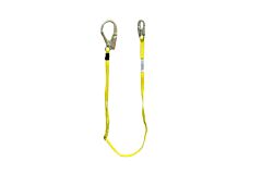Elk River 29910 Centurionz Adj Web Lanyard, 1" X 10', Snaphook, Rebar