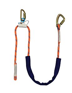 Elk River 34498 Adjustable Lanyard, Adjustor, 1/2" X 8', Captive Eye Carabiner, Carabiner
