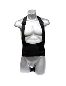 Elk River 40001 Back-Eze Belt With Suspenders, Black, Size Small