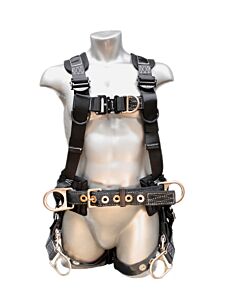 Elk River 67641 Peregrineras Sl Harness, Tongue Buckles, 6 D-Rings, Remseat, Size Small
