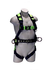 Elk River 97116 Firefly Ps Full Body Harness Quick Connect, 3 D-Rings, Reflectrm, Size 3X-Large