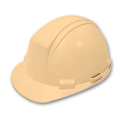Pip 280-Hp542R-10 Mont Blanc Hard Hat, Cap Style, Wheel Ratchet, Ansi Z89.1 Type Ii, Class E, Beige