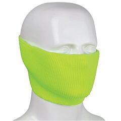 Pip 230-Fpc-Hvc-5 Knitted Face Cover With Built-In Filter Pocket, 5" Long, Hi-Vis Yellow