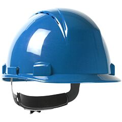 Pip 280-Hp1142Rspv-07 Logan Hard Hat, Cap Style, Wheel Ratchet, Type Ii, Class C, Vented, Sky Blue