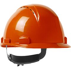 Pip 280-Hp1142Rspv-03 Logan Hard Hat, Cap Style, Wheel Ratchet, Type Ii, Class C, Vented, Orange