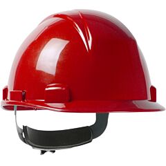 Pip 280-Hp1142Rsp-15 Logan Hard Hat, Cap Style, Wheel Ratchet, Type Ii, Class E, Vented, Red