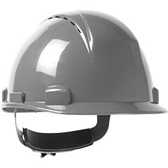 Pip 280-Hp1142Rsp-09 Logan Hard Hat, Cap Style, Wheel Ratchet, Type Ii, Class E, Vented, Gray