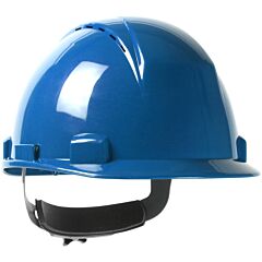 Pip 280-Hp1141Rspv-17 Logan Hard Hat, Cap Style, Wheel Ratchet, Type I, Class C, Vented, Royal