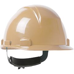 Pip 280-Hp1141Rsp-10 Logan Hard Hat, Cap Style, Wheel Ratchet, Type I, Class E, Non-Vent, Beige