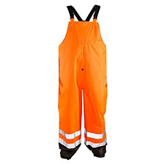 Kishigo Rwb103 Storm Cover Rainwear Bib, Class E, Orange, Size Small/Large