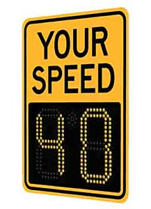 Traffic Logix Safepace Evolution 11 Radar Speed Sign, 11" Digits, Solar Power