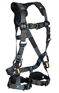 Falltech 8124B3Dqcm Ft-One Full Body Harness 3D Standard Non-Belted, Medium, Qc Legs And Chest