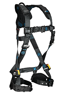 Falltech 8128B3X Ft-One Full Body Harness 1D Standard Non-Belted, 3X-Large, Tb Legs/Qc Chest