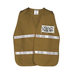 Kishigo 3706I Incident Command Vest, 3700 Series, One Size, Tan
