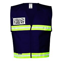 Kishigo 4703 4700 Series Incident Command Vest, Dark Blue, Size 5X-Large