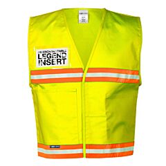 Kishigo 4713 4700 Series Incident Command Vest, Fluorescent Yellow, Size Small