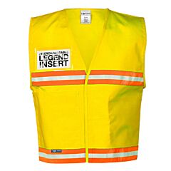 Kishigo 4710 4700 Series Incident Command Vest, Yellow, Size 2X-Large