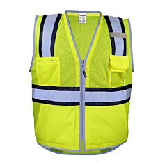 Kishigo 1584 Brilliant Series Ultimate Reflective Class 2 Vest, Lime, Size 5X-Large