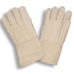 Cordova 2505 Gloves, Regular Weight, Hot Mill, 100% Cotton, Gauntlet