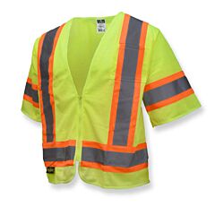 Radians Sv22-3 Economy Type R Class 3 Safety Vest With Two-Tone Trim