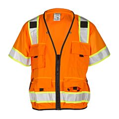 Kishigo S5011 Professional Surveyors Vest, Class 3, Orange