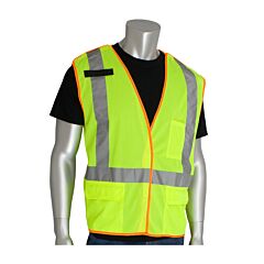 Pip 302-0210 Pip Ansi Type R Class 2 And Can/Csa Z96 X-Back Breakaway Mesh Vest
