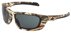 Mcr Safety Moud117Bzdc Safety Glasses, Mossy Oak Blades Ud1 Blk Polarized Max36 Lens