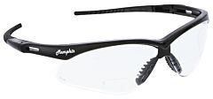 Mcr Safety Mph10 Safety Glasses, Memphis Mp1 Black Frame, Clear 1.0 Mag. Lens