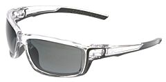 Mcr Safety Sr417Bzdc Safety Glasses, Swagger Sr4 Clear Frame, Black Mirror Max36 Polaz Lens