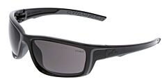 Mcr Safety Sr422Pf Safety Glasses, Swagger Sr4 Black Frame, Gray Max6 Lens