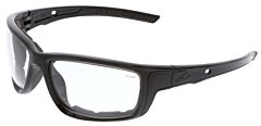 Mcr Safety Sr510Af Safety Glasses, Swagger Sr5 Charcoal Frame, Clear Uv-Af Lens