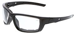 Mcr Safety Sr510Pf Safety Glasses, Swagger Sr5 Charcoal Frame, Clear Max6 Lens