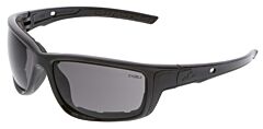 Mcr Safety Sr512Af Safety Glasses, Swagger Sr5 Charcoal Frame, Gray Uv-Af Lens