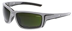 Mcr Safety Sr5250Pf Safety Glasses, Swagger Sr5 Gray Frame, 5.0 Ir Max6 Lens