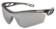 Mcr Safety Cl417 Safety Glasses, Checklite Cl4 Silver Mirror Lens
