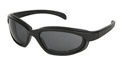 Mcr Safety Pn112Af Safety Glasses, Pn1 Black Frame, Gray Af Lenses Lens