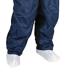 Uniform Technology Csc-60Wh-20Pk-L White Shoe Cover With Adjustable Snaps, Size Large