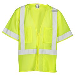 Kishigo 1264 All Mesh Vest, Economy, Class 3, Lime