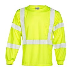 Kishigo 9145 Long Sleeve Class 3 T-Shirt, Lime