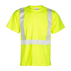 Kishigo 9110 Short Sleeve Class 2 T-Shirt, Economy, Lime
