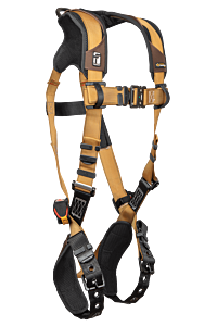 Falltech 7080B Advanced Comfortech Gel 1D Standard Non-Belted Full Body Harness, Tongue Buckle Leg Adjustment