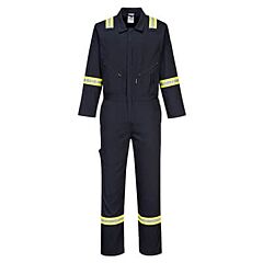 Portwest F129 Enhanced Cotton Coverall, Navy, Size 5X-Large
