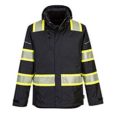 Portwest F144 Iona Plus Winter Jacket, Black, Size 5X-Large