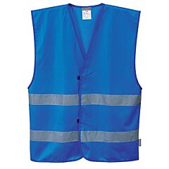 Portwest F474 Iona 2 Band Vest, Non-Ansi, Royal, Size Large/X-Large
