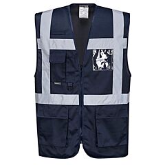 Portwest F476 Iona Executive Vest, Non-Ansi, Navy, Size Large