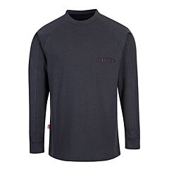 Portwest Fr33 Fr Antistatic Crew Neck T-Shirt, Nfpa 2112, Navy, Size X-Large