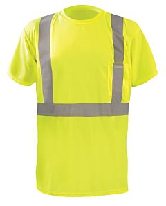 Occunomix Lux-Sstp2Bx Short Sleeve Wicking Birdseye X Back T-Shirt, Class 2