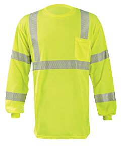 Occunomix Lux-Tlsp3B Class 3 Segmented Tape Long Sleeve T-Shirt