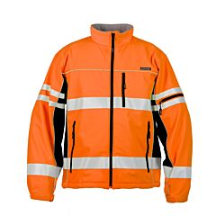 Kishigo Js138 Premium Black Series Soft Shell Jacket, Class 3, Orange