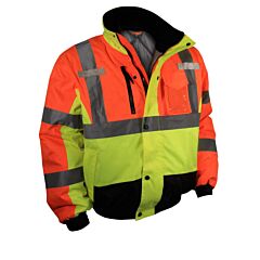 Radians Sj12-3Zms Class 3 Quilted Bomber Jacket - Multi-Color